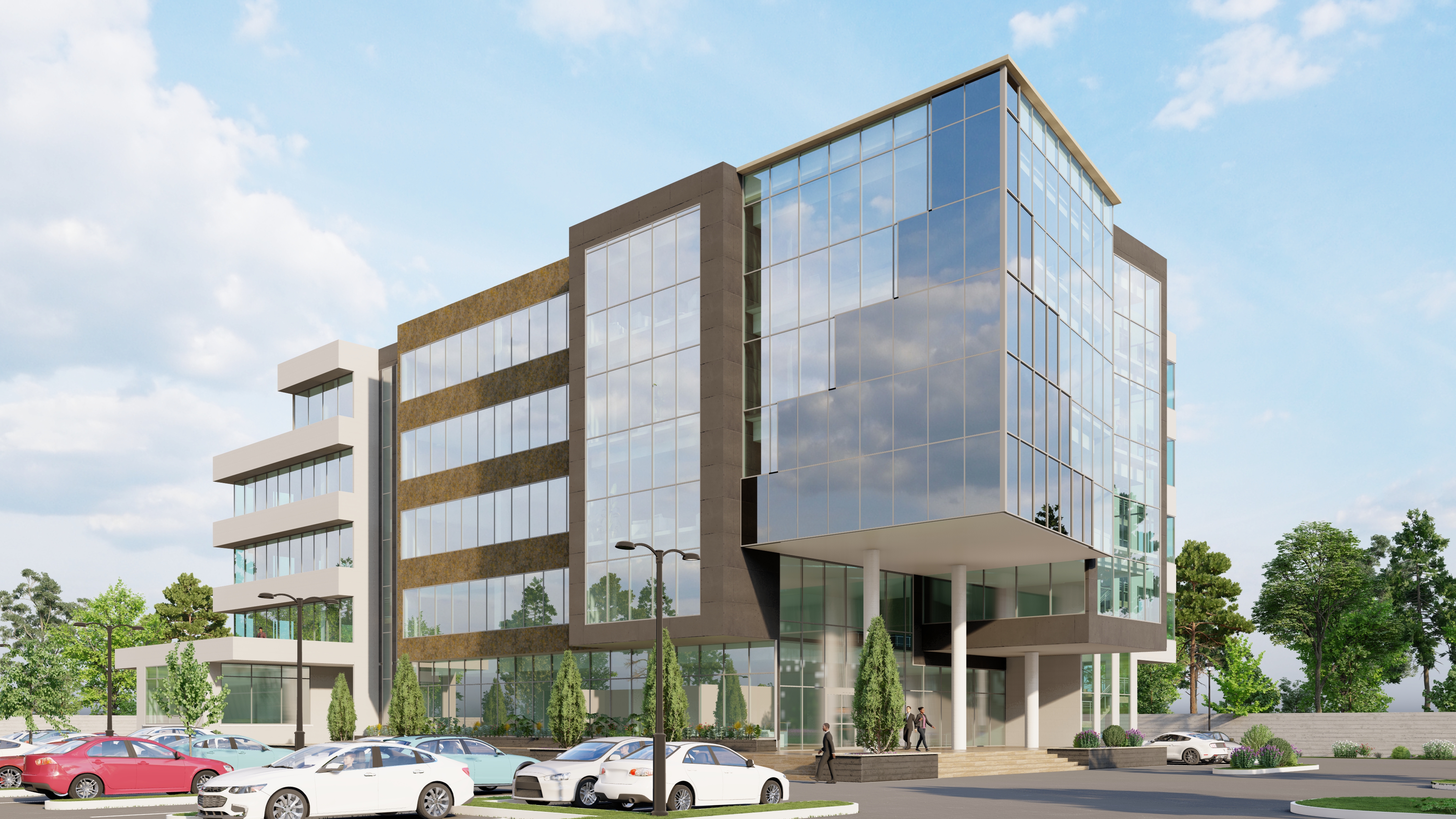 rendering of an office building
