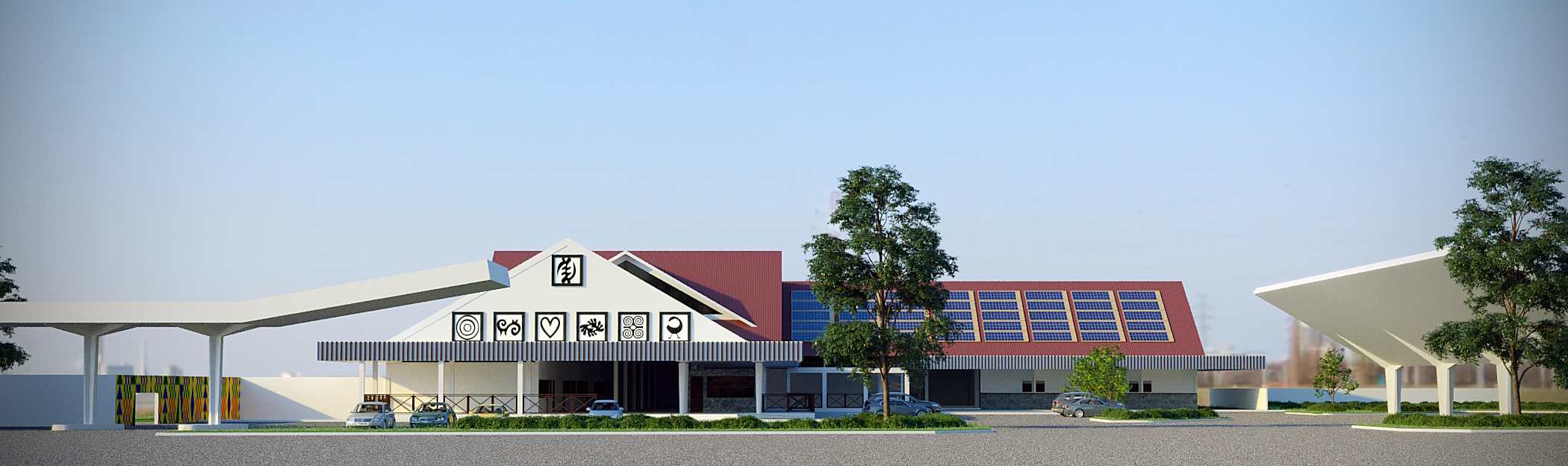 rendering of a transport station